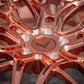 Corvette C7 ZR1 Custom Forged Wheels, Super concave with rose gold color style, custom built per order