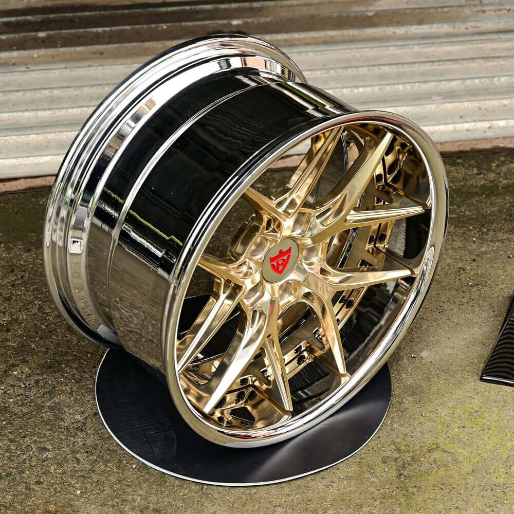 White Deep Dish Custom Forged Corvette C8 Z06 Wheels, custom made to order, 20x10, 21x13 OEM sizes