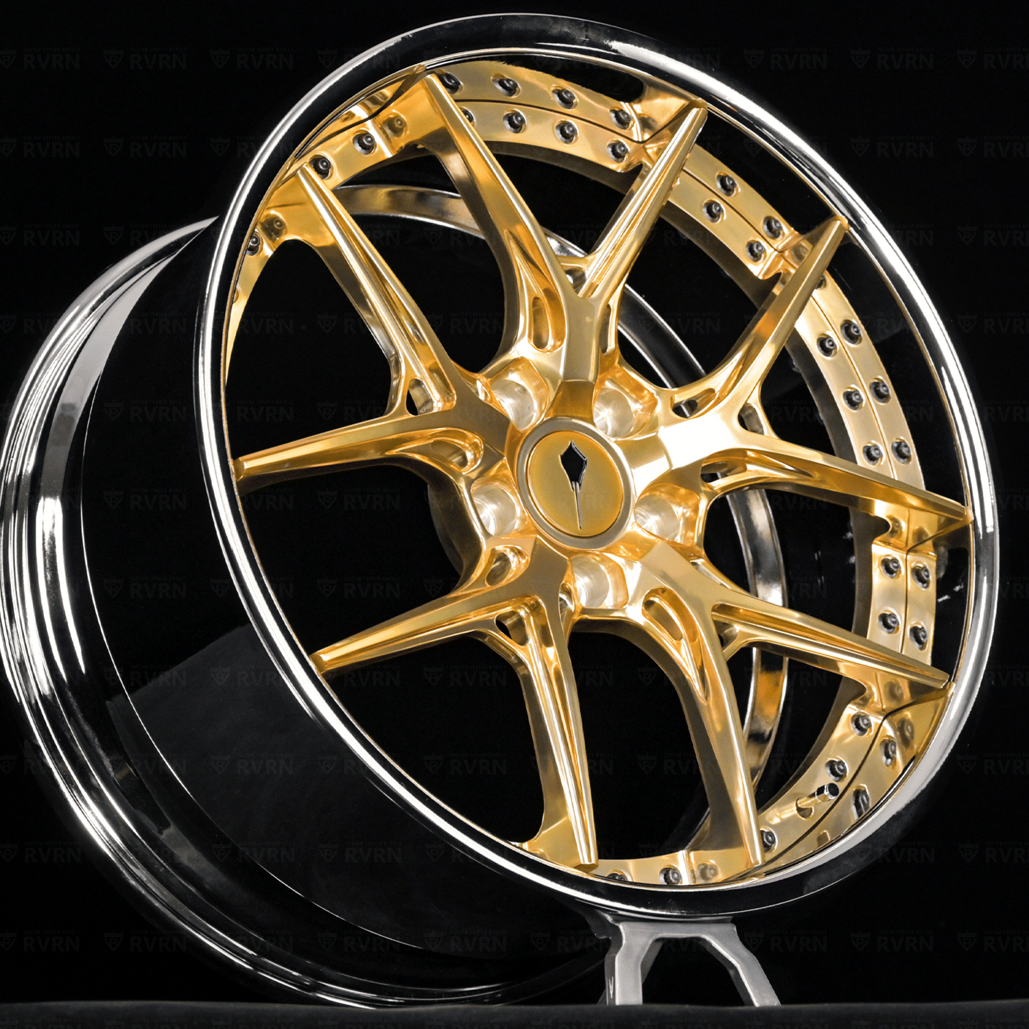Design your own Corvette C8 Stingray forged wheels with RVRN, RV-DR08D 19x8.5 20x11 custom specifications and finishes