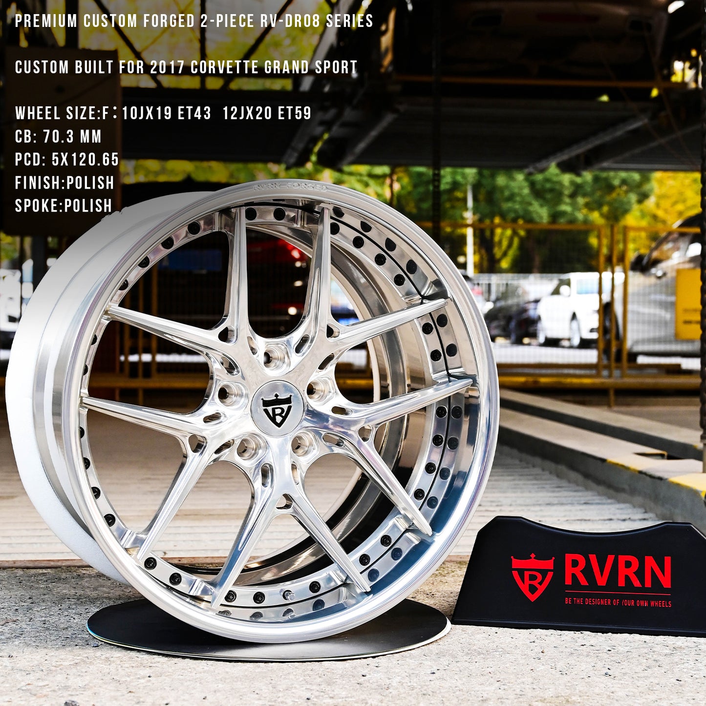 RV-DR08 Series | Custom Forged 2-Piece Wheels