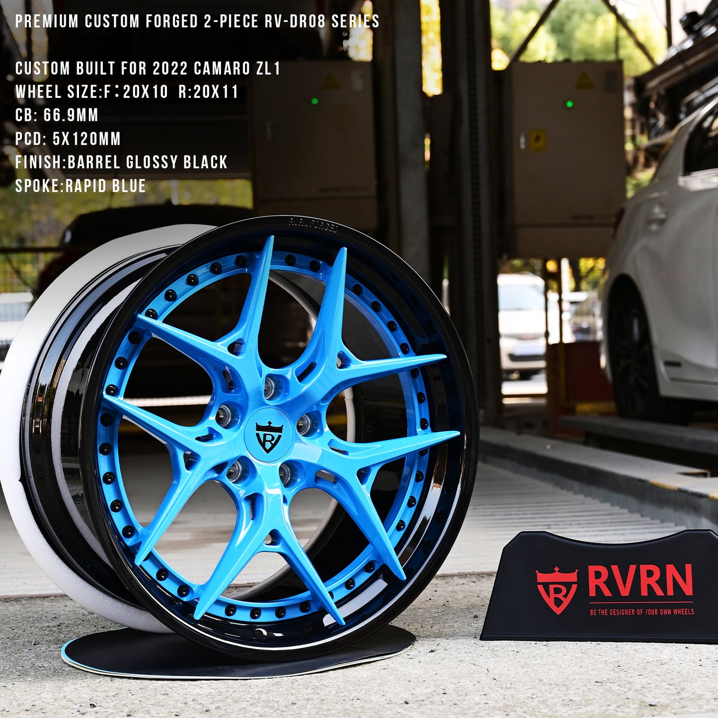 RV-DR08 Step Lip Series | Custom Forged 2-Piece Wheels