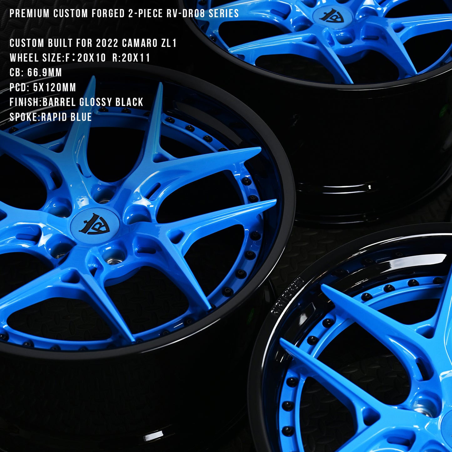 RV-DR08 Step Lip Series | Custom Forged 2-Piece Wheels