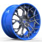 Chrome and blue rims for C7 Corvette Z06 ( 2015-2019)- Custom Per Order 
