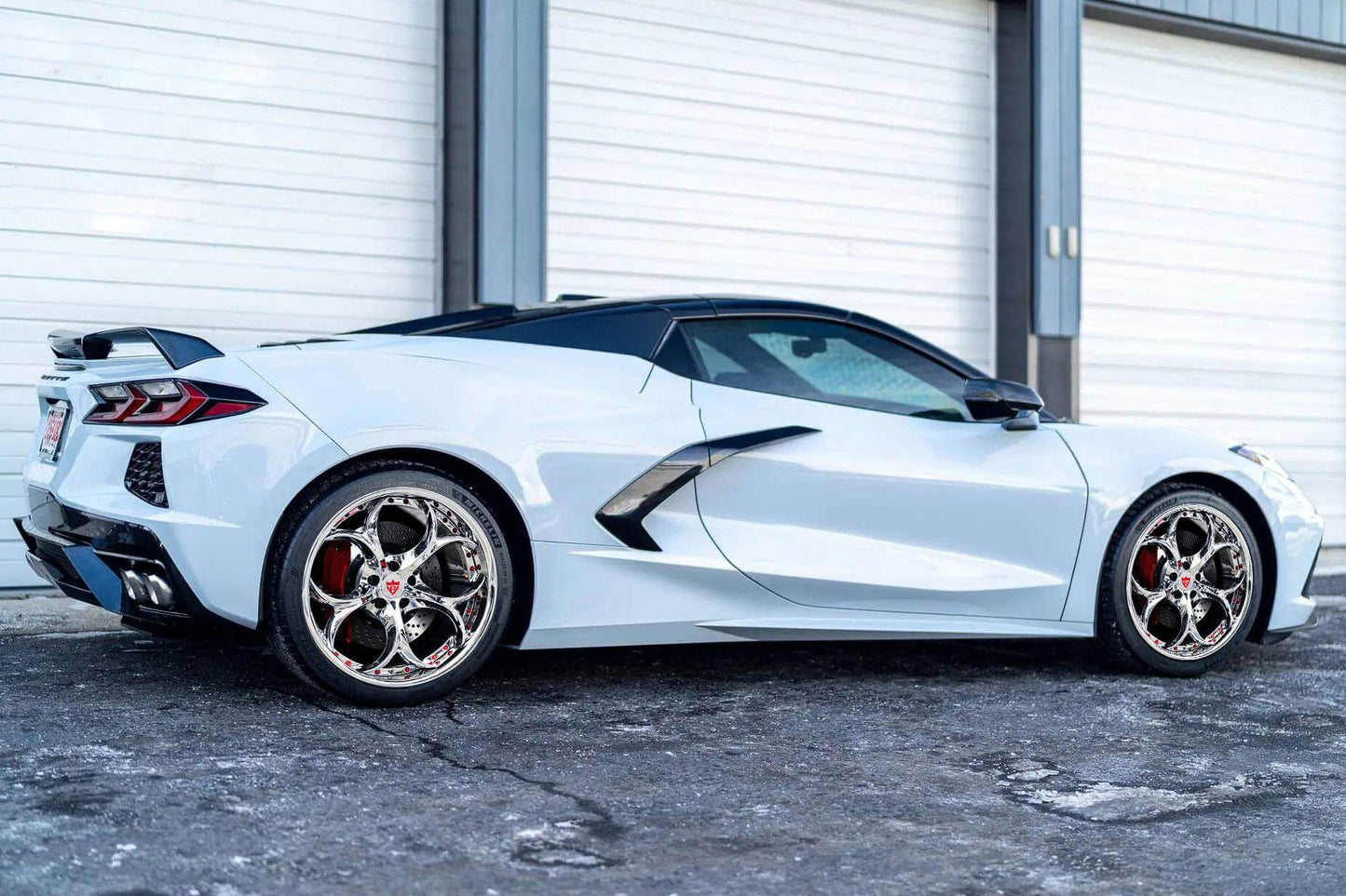 RV-DS016 | Custom Forged 2-Piece Corvette C8 Z06 Wheels | 20x10, 21x13 Setup