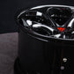 	Full side view showing custom C7 Grand Sport black forged wheels