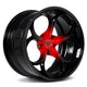 RVRN Red Fade To Black / Gloss Black Barrel / Chrome Screws