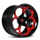 RVRN Red Fade To Black / Gloss Black Barrel / Chrome Screws