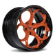 Orange Spoke /Gloss Black Barrel / Chrome Screws