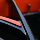 Super deep concave custom wheels with orange and black finish for 2020-2025 Corvette C8 Stingray Z51-OEM Setup