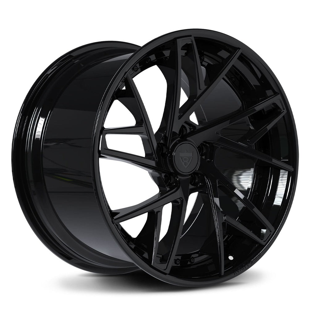 Concave rims for your Corvette C8 Z51 or Z06, custom forged 2-piece black wheels-RVRN Forged 2-Piece Series