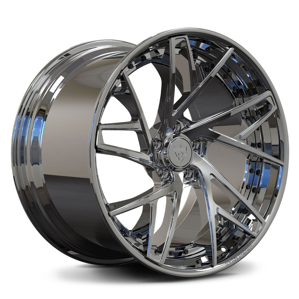 Concave rims for your Corvette C8 Z51 or Z06, custom forged 2-piece chrome wheels-RVRN Forged 2-Piece Series