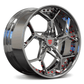Chrome Corvette C8 Custom Wheels – High-Performance Forged Rims