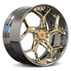 Polished Fronzen Gold Spoke / Polished Barrel