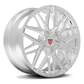 Polished RVRN forged wheels on a Corvette C8, enhancing style and performance