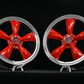 5 Spoke classic old school wheels for Corvette C8, RVRN custom forged monoblock performance rims RV-MC09