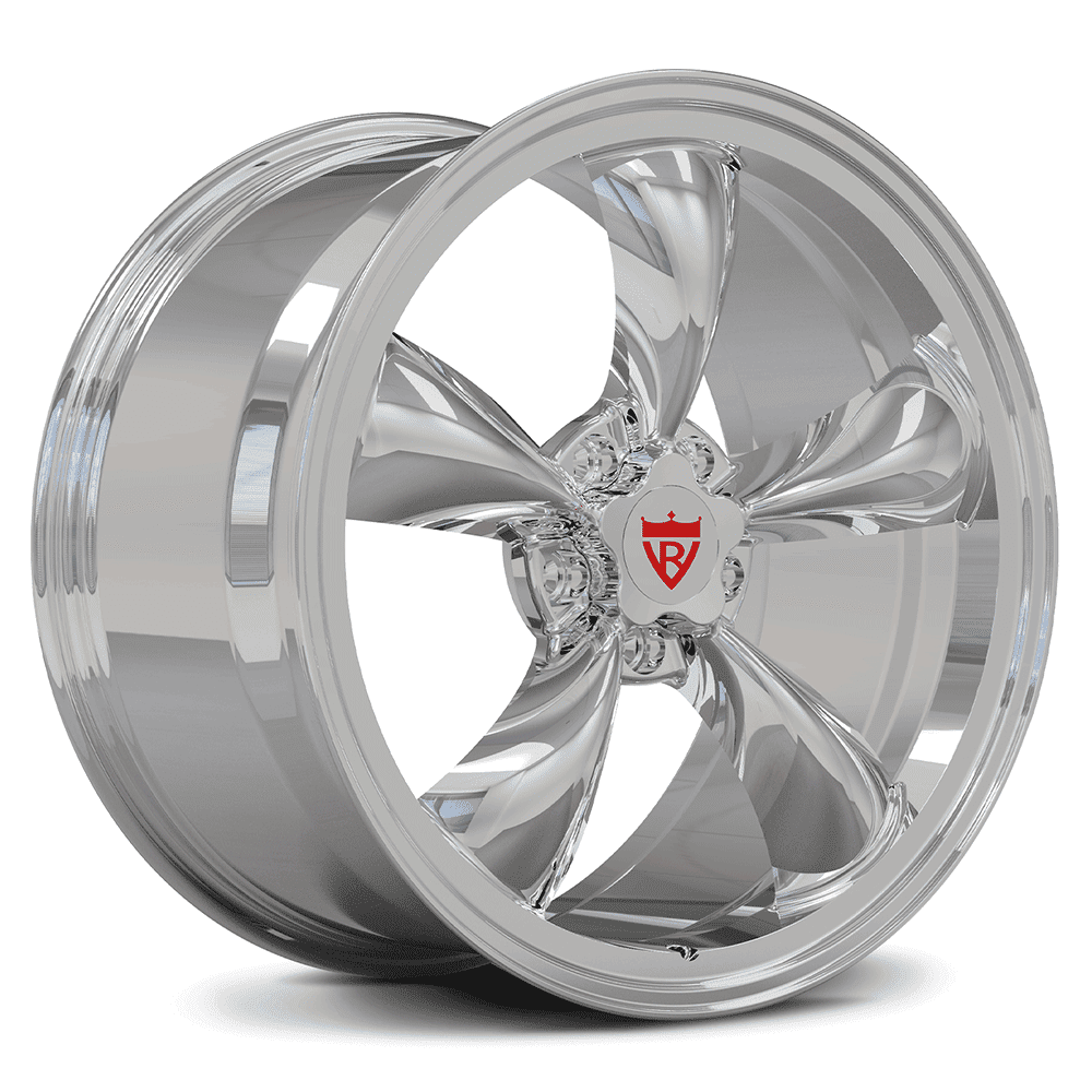 5 Spoke classic old school wheels for Corvette C8, RVRN custom forged monoblock performance rims RV-MC09