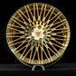 RVRN RV-MC22 spokes design in polished frozen gold finish
