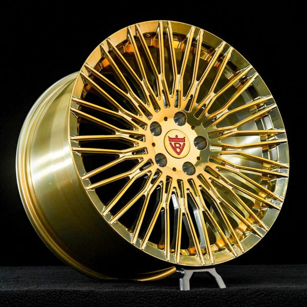 RVRN 1 piece forged wheels perfectly matched with Corvette C8