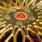 Corvette C8 forged wheels RV-MC22 front angle, 1 piece forged design