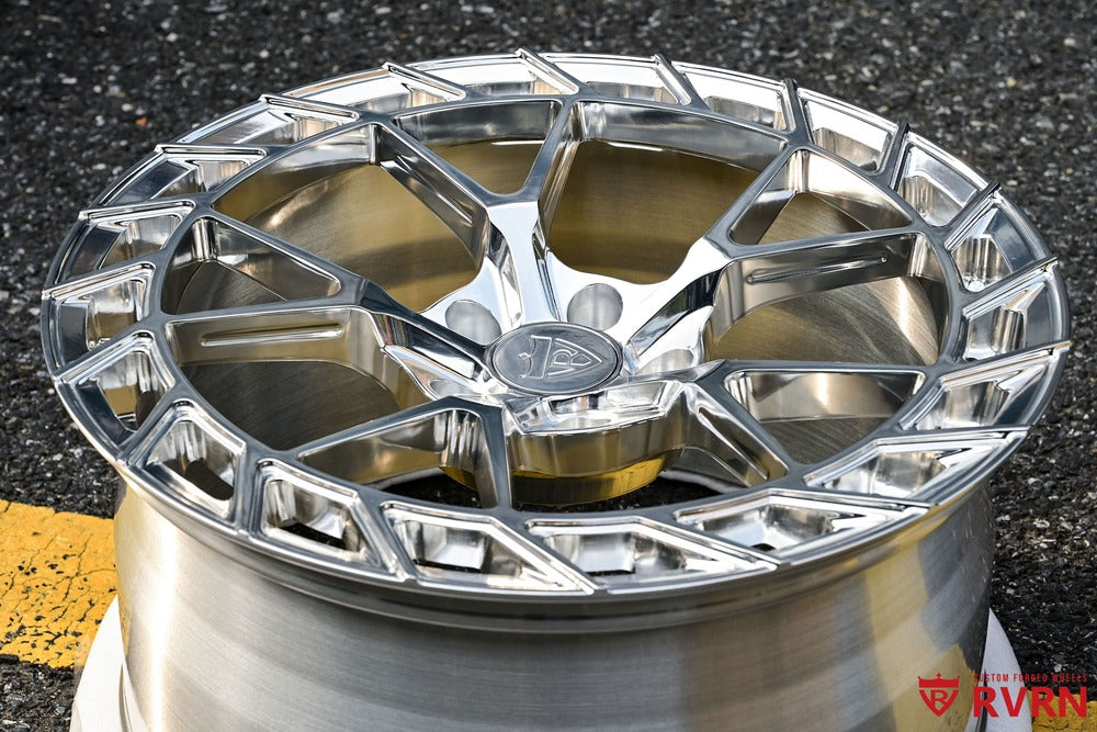 Polish concave forged monoblock wheels for Corvette C8 z51 with 20x9/21x12 setup, custom forged 1-piece rims 