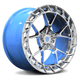 Ocean Blue Barrel/ Polished Spoke