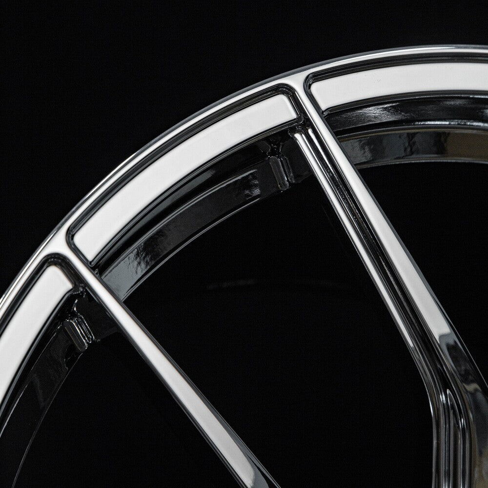 Corvette C7 forged wheels RV-MC24 machined chrome finish