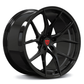 Super concave performance wheels for 2023-2025 Corvette C8 Z06, all gloss black color with OEM specs