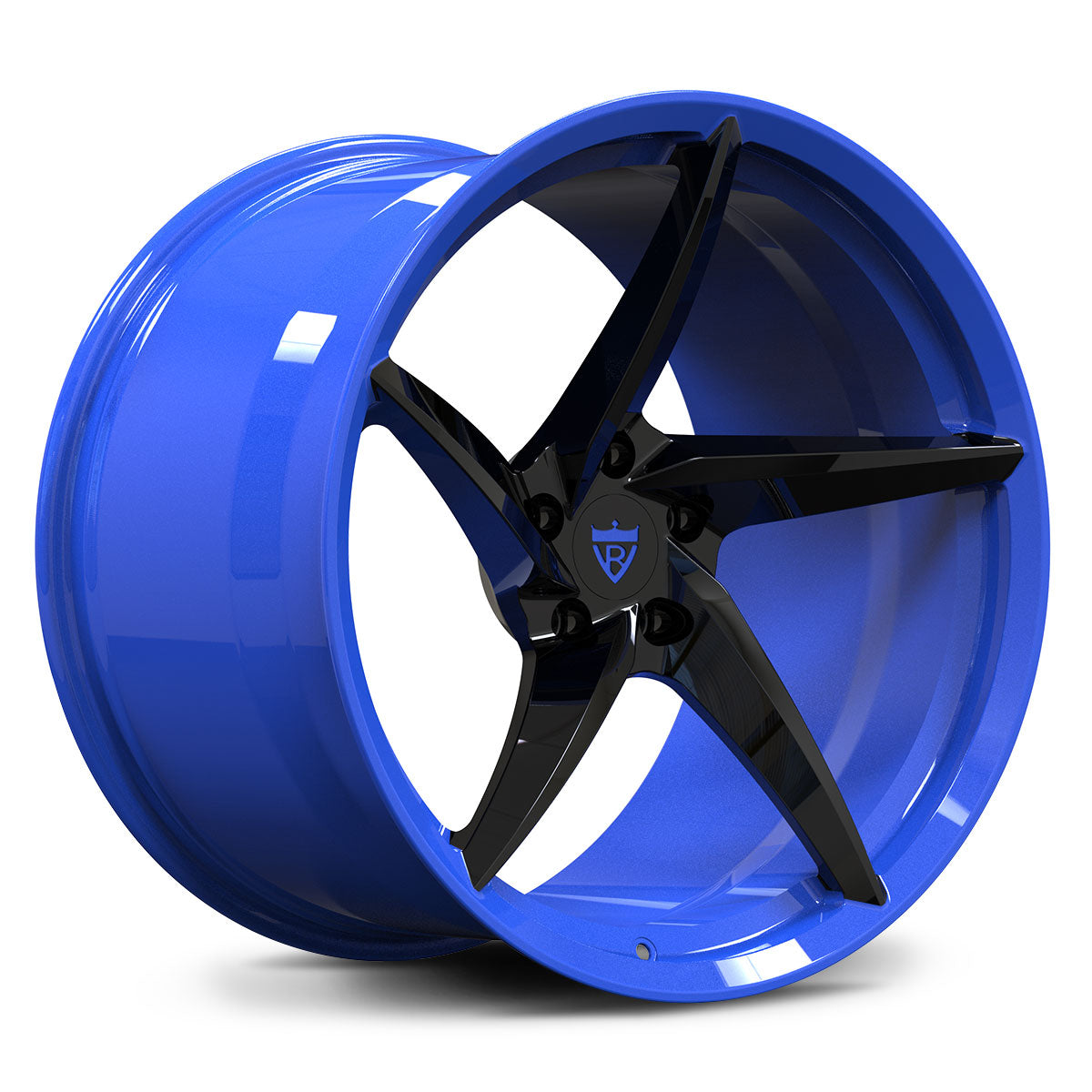 RV-MC35 | Custom 5 Spoke Concave Forged Corvette C8 Z06 / E-Ray 5 Spoke Super Concave Wheels | 20x10, 21x13 Setup