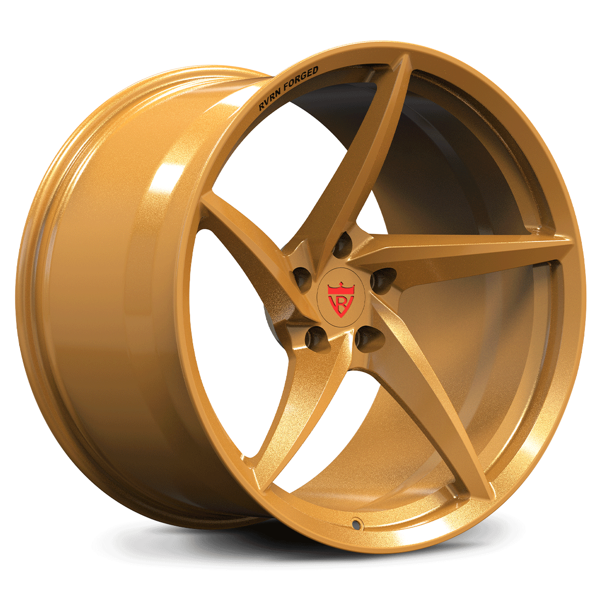 RV-MC35 | Custom 5 Spoke Concave Forged Corvette C8 Z06 / E-Ray 5 Spoke Super Concave Wheels | 20x10, 21x13 Setup