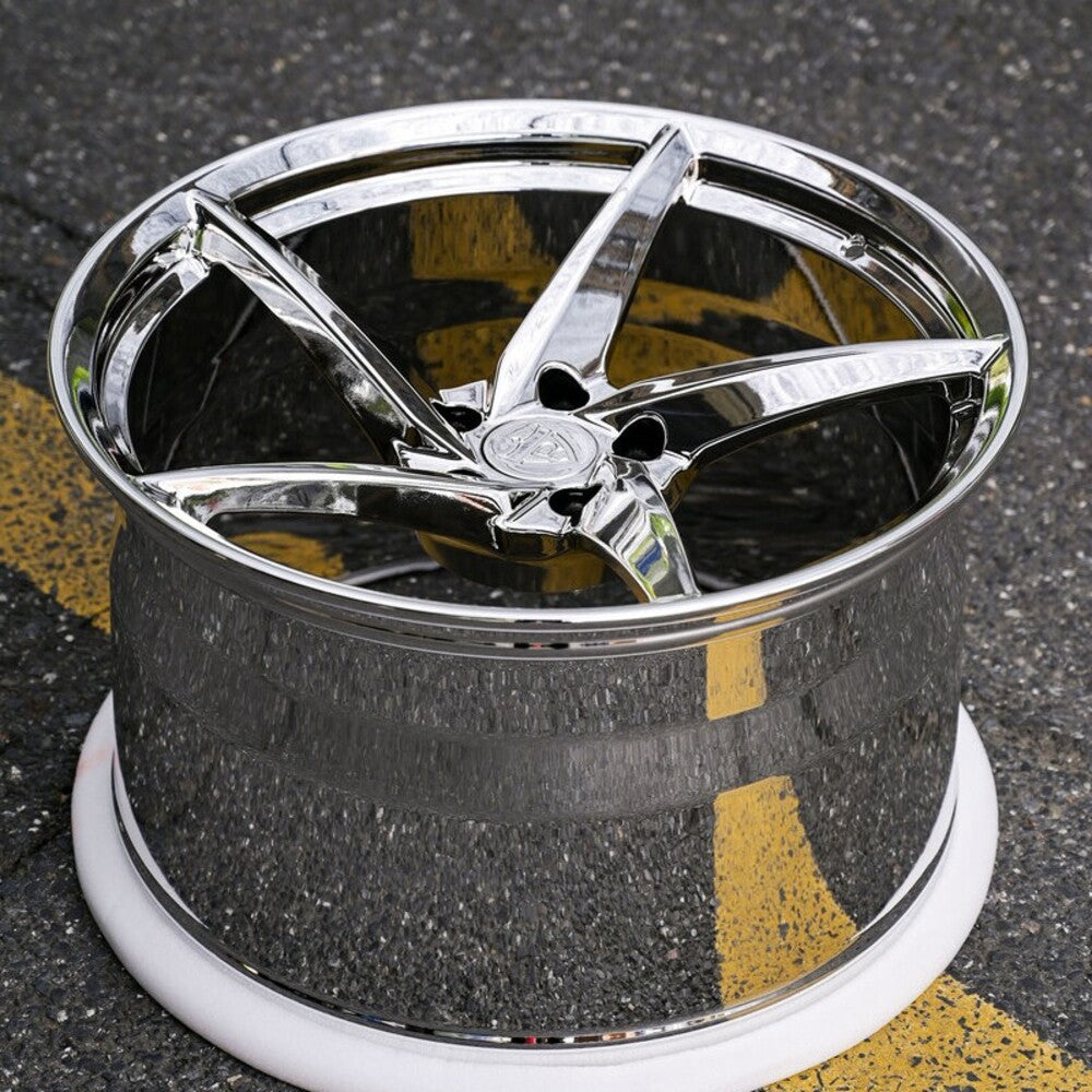 5 spoke Corvette wheels forged chrome RV-MC35 finish