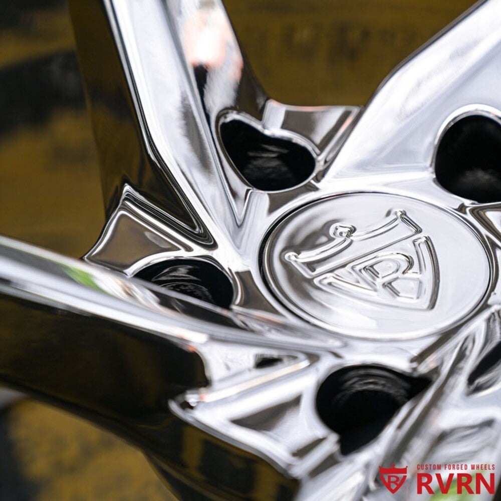 Corvette chrome forged wheels RV-MC35 perfect front fit