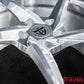 Close-up of RVRN custom forged monoblock wheels for 2025 Corvette Stingray