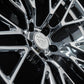 Super concave rim detail on Corvette C8 RV-MC65 custom wheel