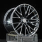 Custom forged Corvette C8 RV-MC65 wheels rear angle view