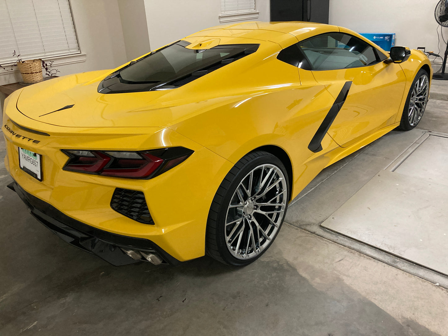 RV-MC65 | Custom Forged Chrome Concave 20x9-21x12 Corvette C8 Stingray / Z51 Wheels