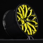 Deep concave forged wheel design for Corvette C8 3LT convertible front view
