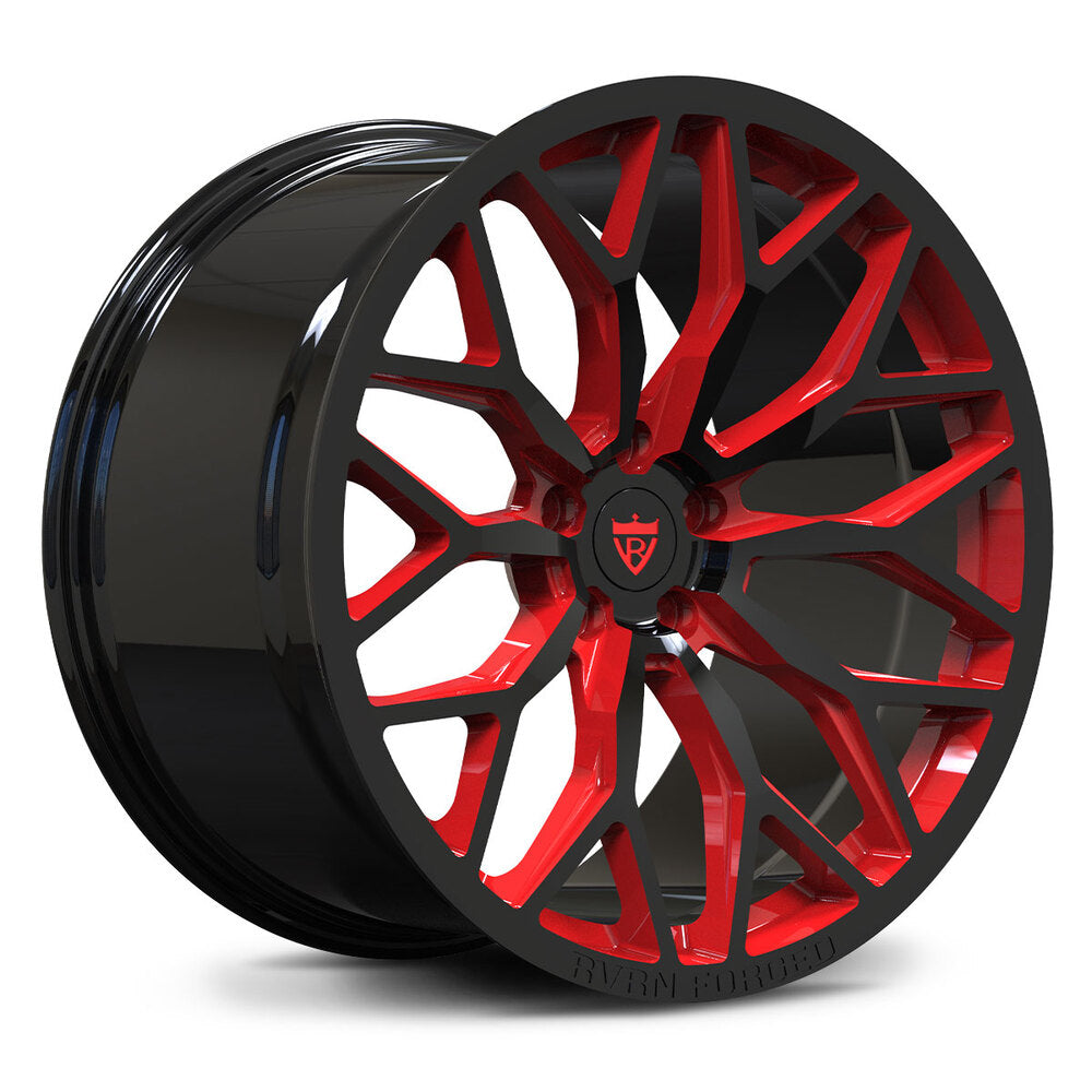 Corvette Stingray forged wheel fitment detail close view