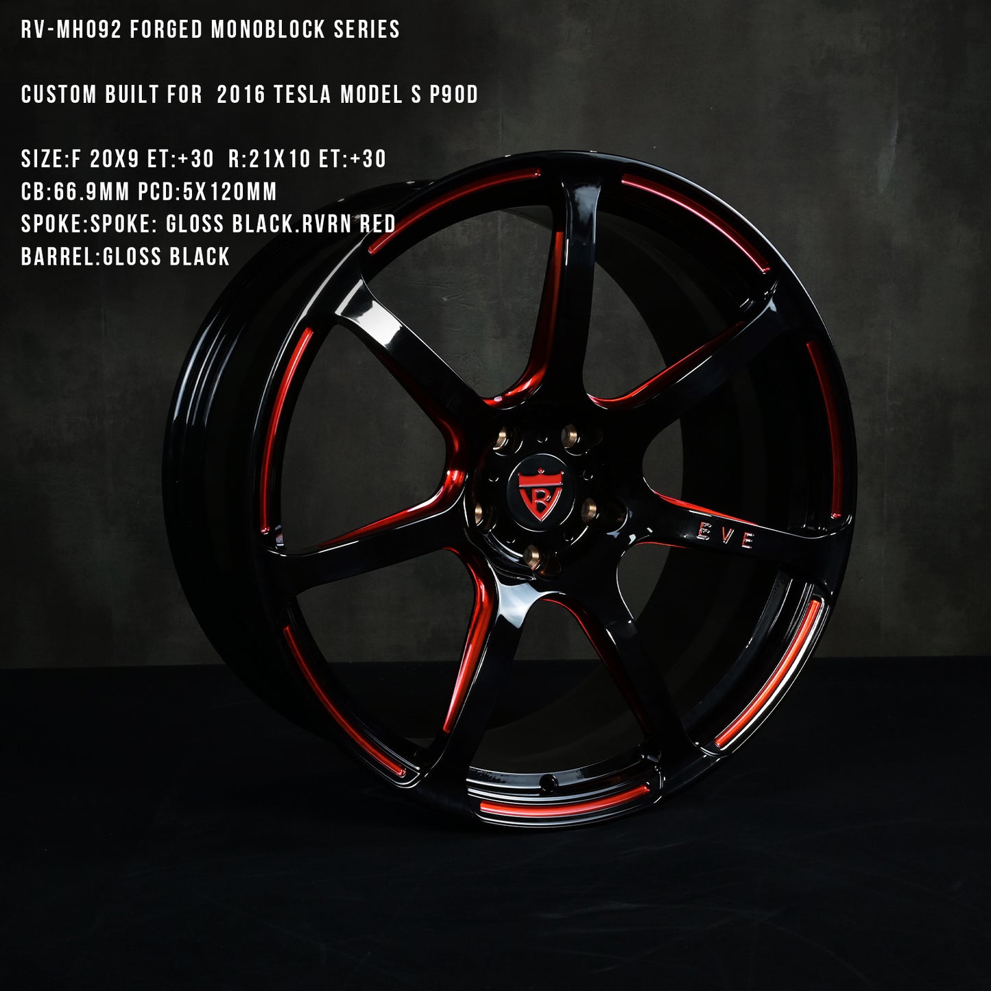 RV-MH092 Series | Custom Forged 1-Piece Wheels