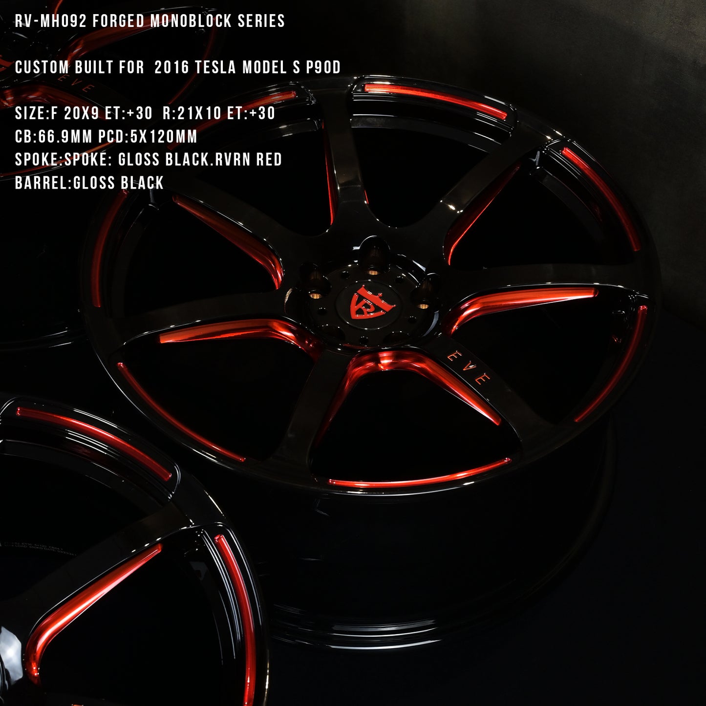 RV-MH092 Series | Custom Forged 1-Piece Wheels