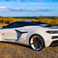 The RV-MJ201 Corvette Wheels redefine custom design with a Carbon Flash Metallic Spoke and GM Abalone White Pearl Barrel, ensuring a bold and eye-catching appearance.