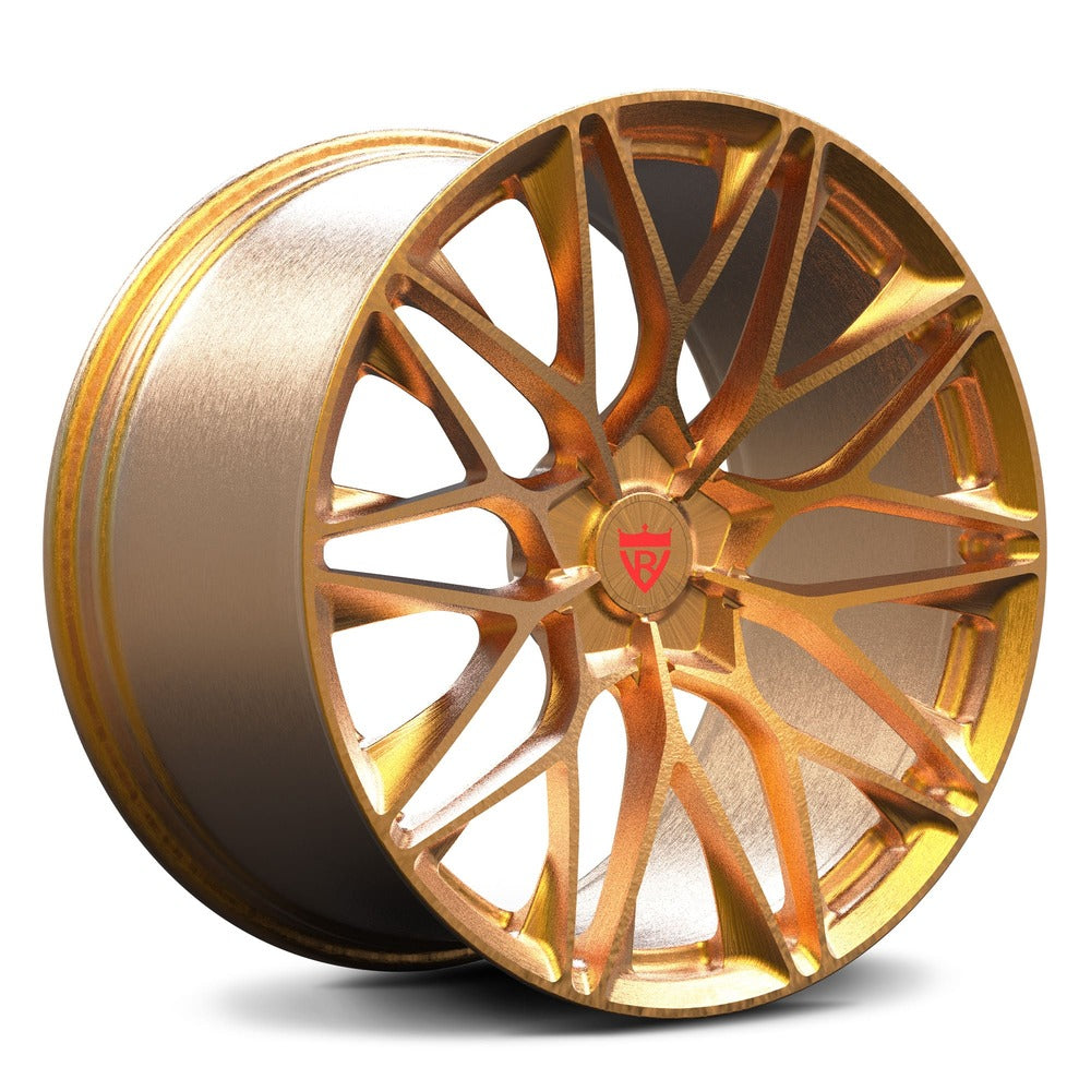 Copper rims for 2015-2019 Corvette C7 Z06 with Oem specs, best custom forged monoblock wheels series RVRN RV-MP184 