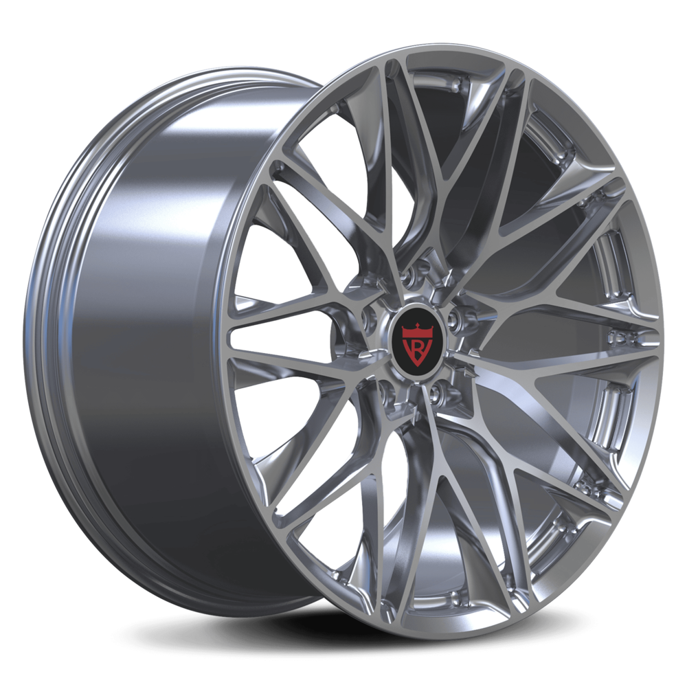 Grey rims for 2015-2019 Corvette C7 Z06 with Oem specs, best custom forged monoblock wheels series RVRN RV-MP184