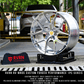 Chrome rims for Corvette C8 Z51 with 19x8.5/20x9 size or 20x9/21x12 size, RVRN custom forged monoblock performance concave wheels series RV-MR05