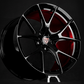 Red and black rims RV-MR05 | Custom Forged Corvette C7 Grand Sport Wheels - RVRN Custom Forged Wheels