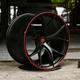 Matte Black / Matte RVRN Red Strim