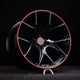 Gloss Black / RVRN Red Trim