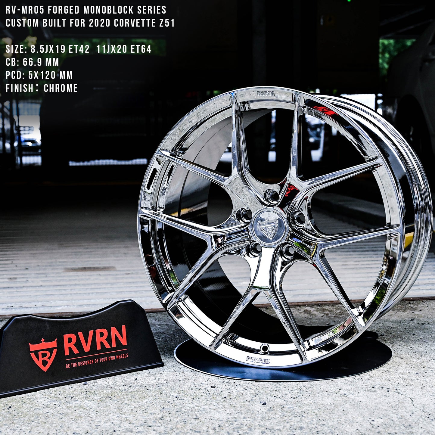 RV-MR05 Series | Custom Forged 1-Piece Wheels