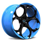 Rapid Blue and Black custom performance wheels for Corvette in 18inch, 19inch, 20inch, 21inch setup-RVRN Wheels Forged Monoblock Wheels Series RV-MS016