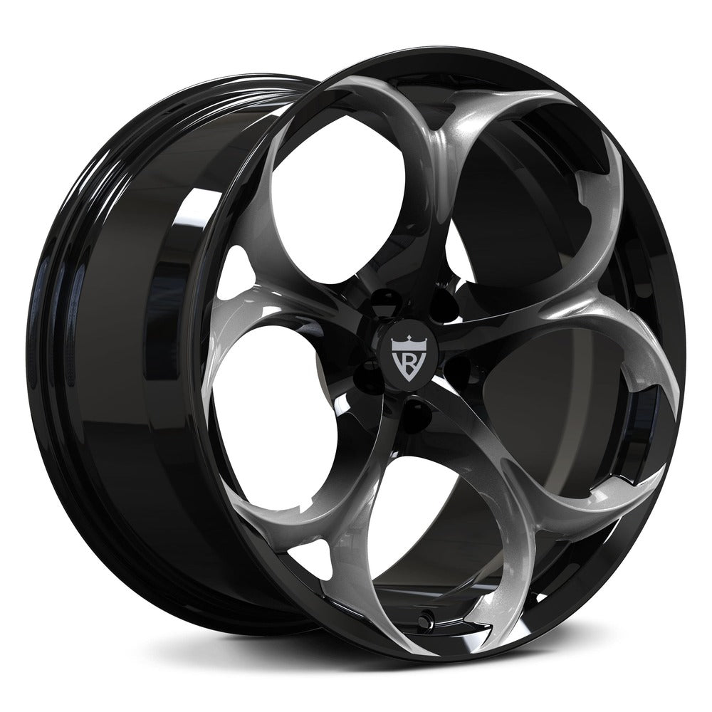 Grey and Black custom performance wheels for Corvette in 18inch, 19inch, 20inch, 21inch setup-RVRN Wheels Forged Monoblock Wheels Series RV-MS016