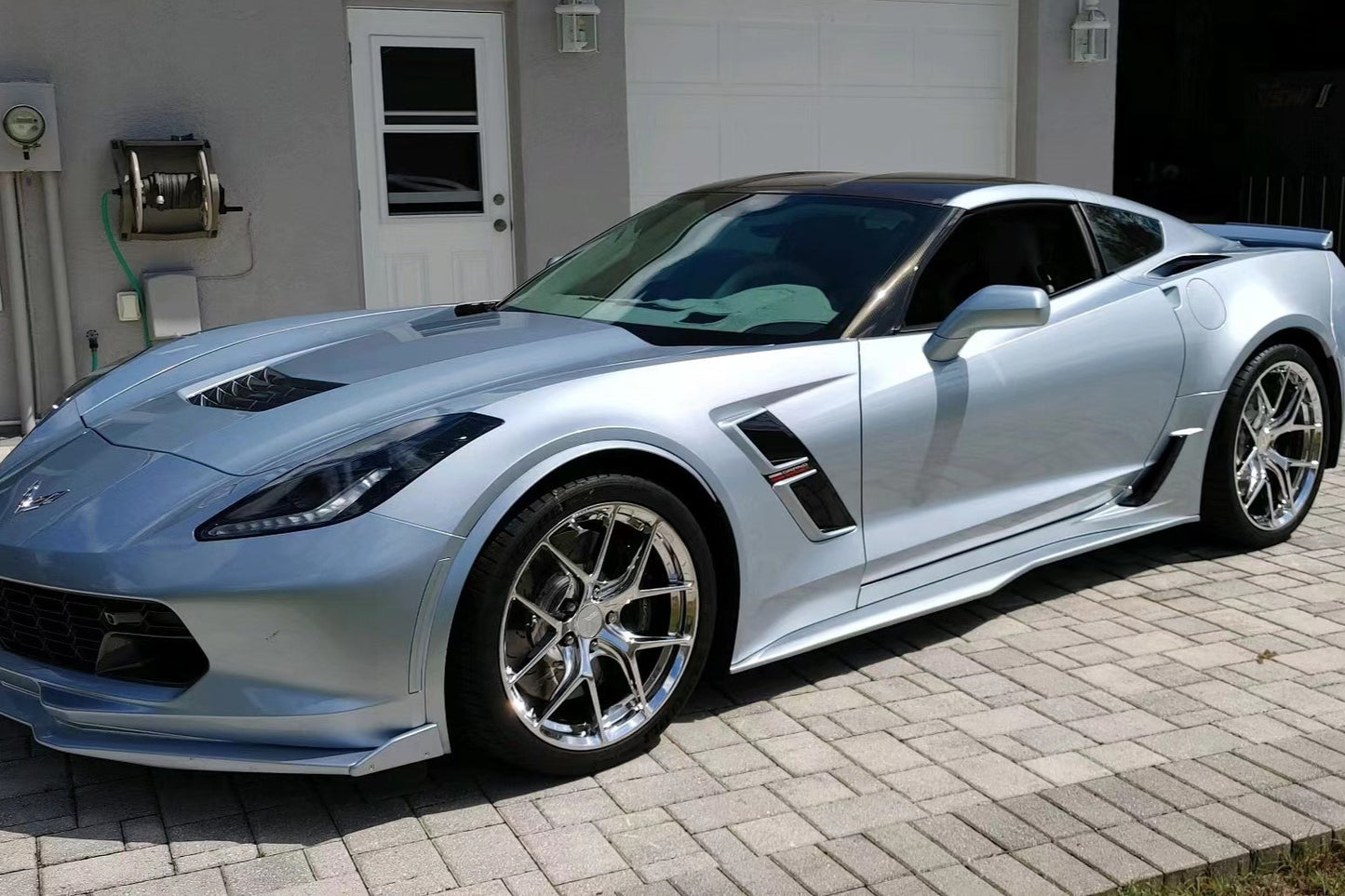 RV-MR05 chrome rims | Custom Forged Corvette C7 Grand Sport Wheels - RVRN Custom Forged Wheels